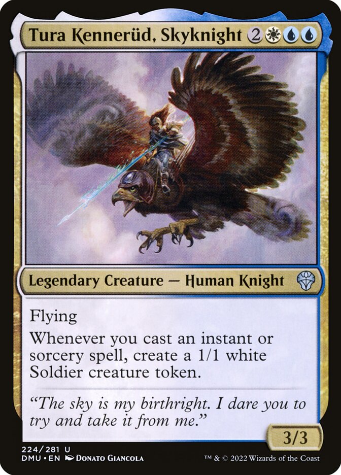 Tura Kennerüd, Skyknight 224 (Dominaria United)  - Foil | Good Games Cannington