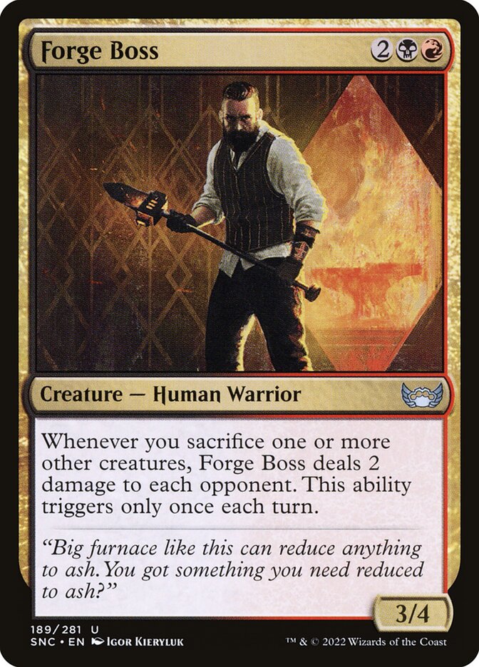 Forge Boss 189/281 (Streets of New Capenna)  | Good Games Cannington