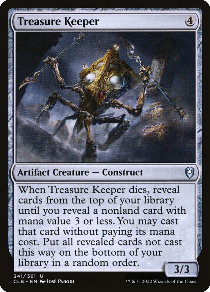 Treasure Keeper 341 (Commander Legends: Battle for Baldur's Gate)  - Foil | Good Games Cannington