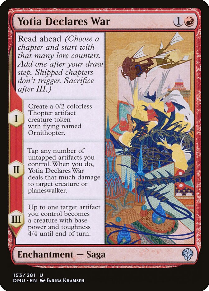 Yotia Declares War 153 (Dominaria United)  - Foil | Good Games Cannington