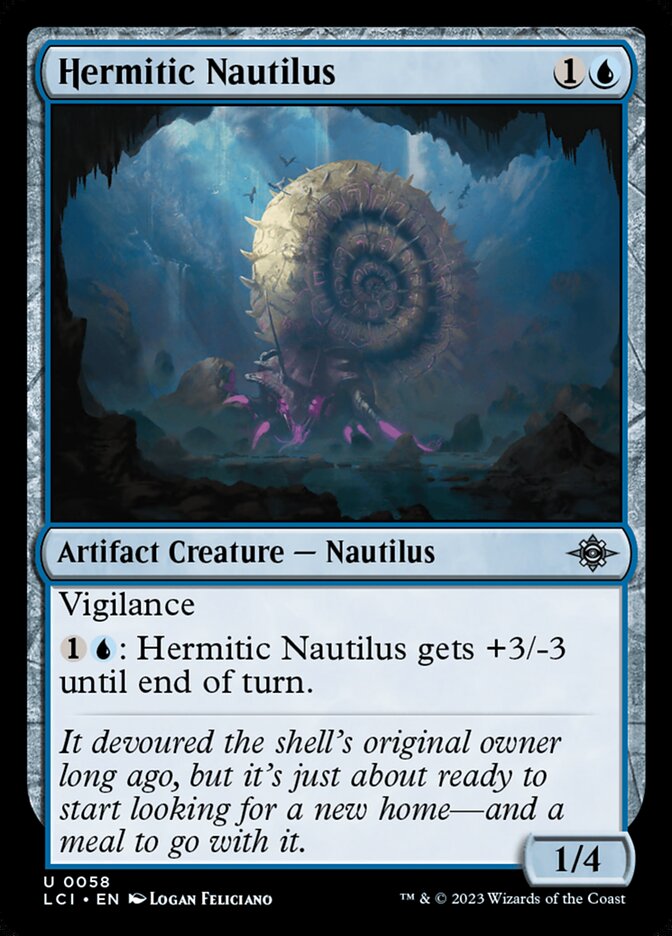 Hermitic Nautilus 58/291 (The Lost Caverns of Ixalan)  | Good Games Cannington