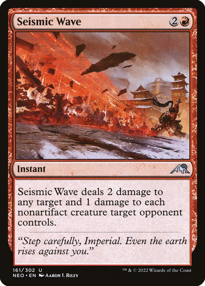 Seismic Wave 161/302 (Kamigawa: Neon Dynasty)  | Good Games Cannington