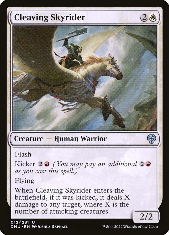 Cleaving Skyrider 12 (Dominaria United)  | Good Games Cannington