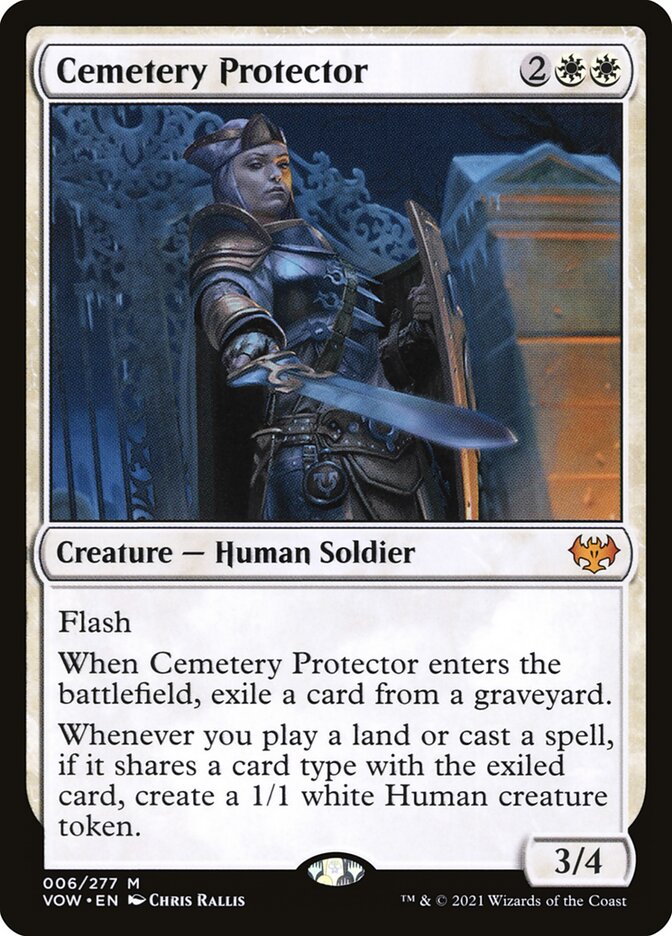 Cemetery Protector 6 (Innistrad: Crimson Vow)  - Foil | Good Games Cannington
