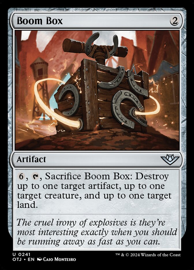 Boom Box 241 (Outlaws of Thunder Junction)  - Foil | Good Games Cannington