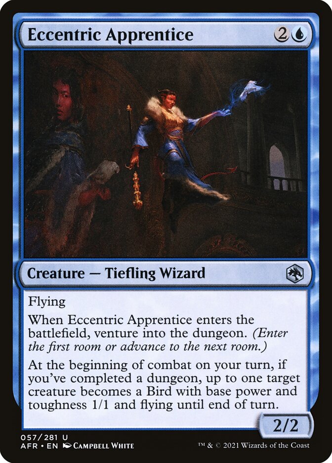 Eccentric Apprentice 57 (Adventures in the Forgotten Realms)  - Foil | Good Games Cannington