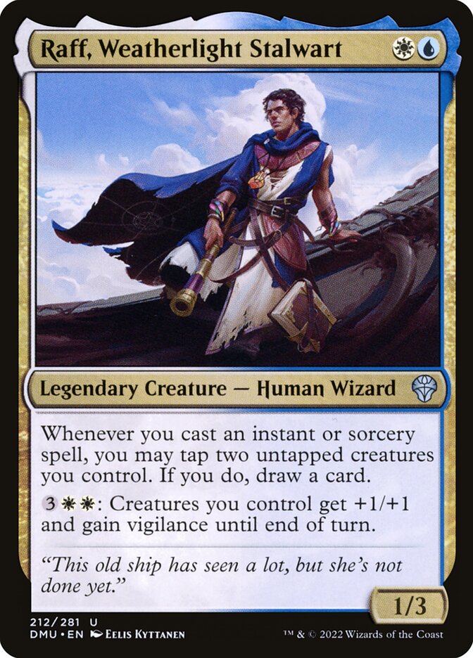 Raff, Weatherlight Stalwart 212 (Dominaria United)  - Foil | Good Games Cannington