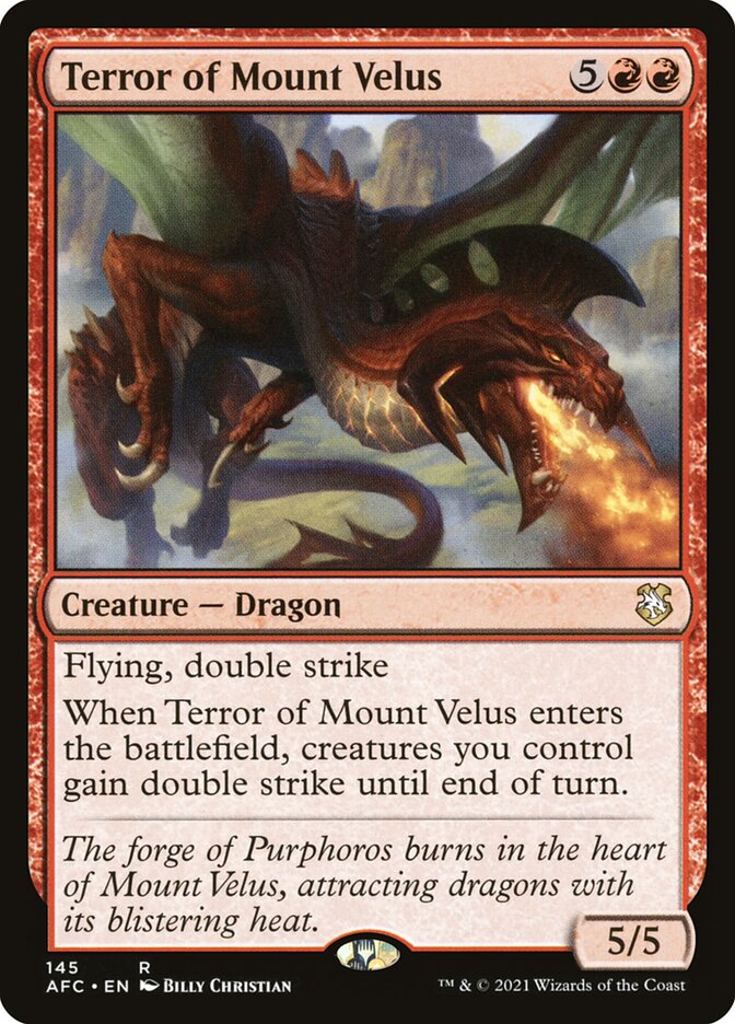 Terror of Mount Velus 145/62 (Commander: Adventures in the Forgotten Realms)  | Good Games Cannington