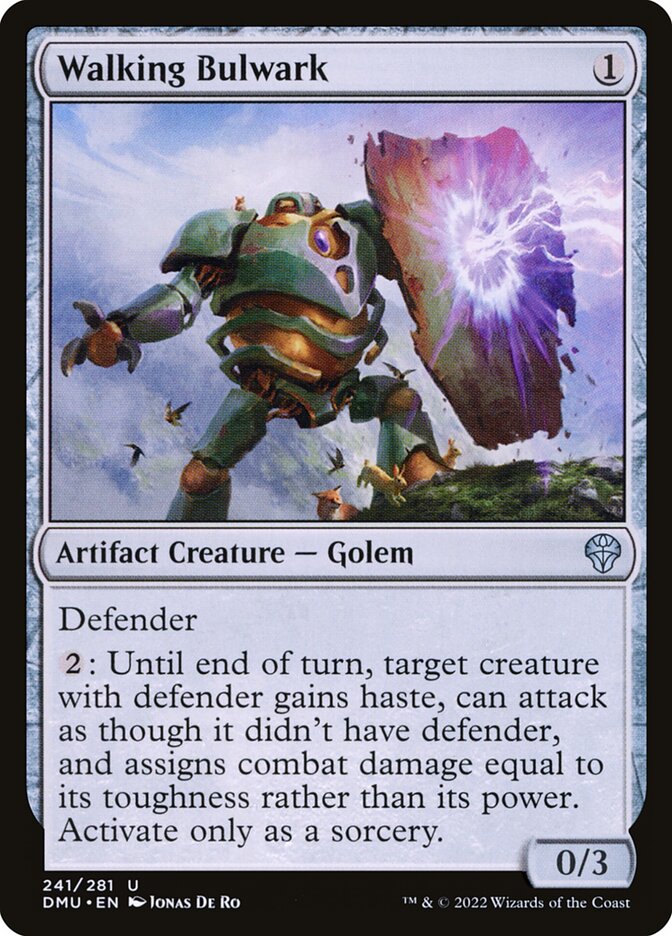 Walking Bulwark 241 (Dominaria United)  | Good Games Cannington