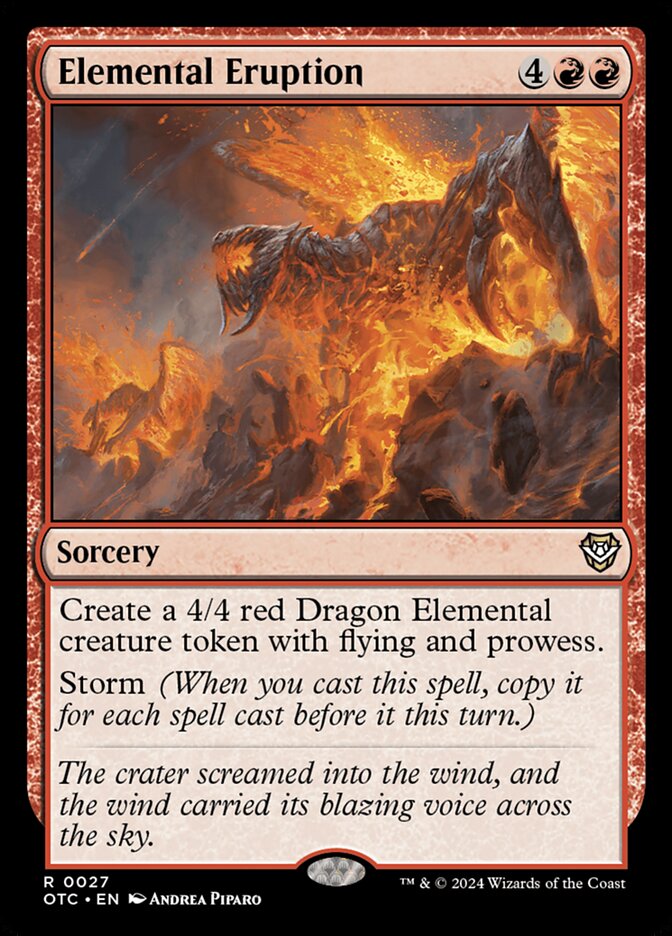 Elemental Eruption 27 (Commander: Outlaws of Thunder Junction)  | Good Games Cannington