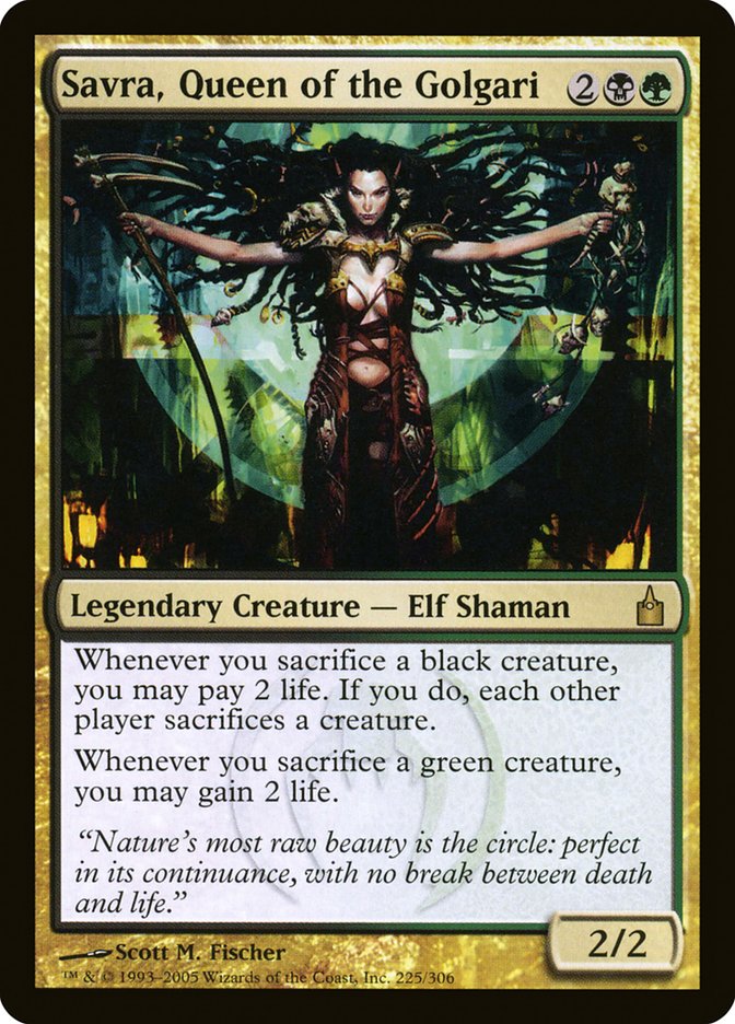 Savra, Queen of the Golgari 225 (Ravnica: City of Guilds)  | Good Games Cannington