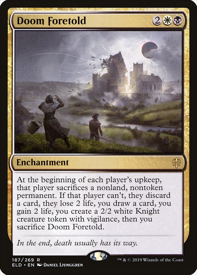 Doom Foretold 187 (Throne of Eldraine)  - Foil | Good Games Cannington