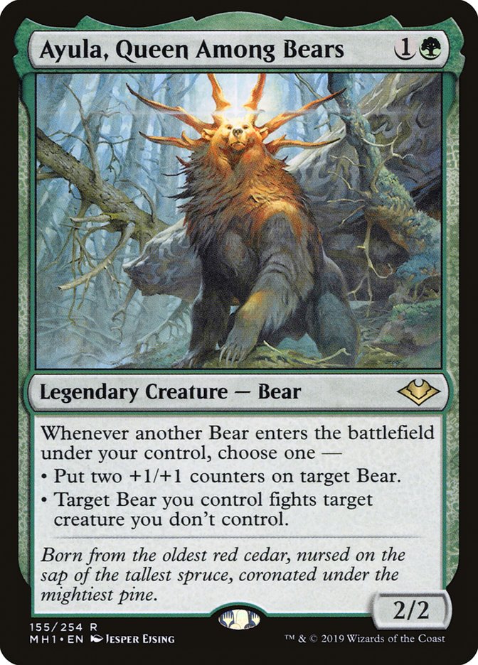 Ayula, Queen Among Bears 155 (Modern Horizons)  - Foil | Good Games Cannington