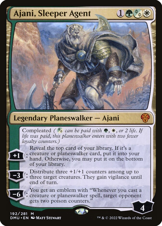 Ajani, Sleeper Agent 192/281 (Dominaria United)  | Good Games Cannington
