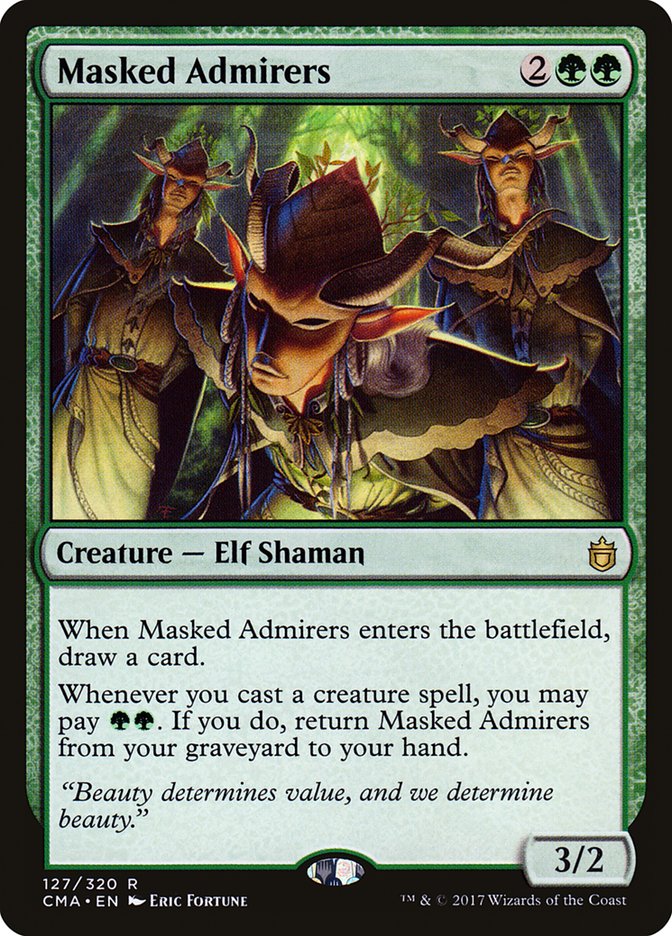 Masked Admirers 127/320 (Commander Anthology)  | Good Games Cannington
