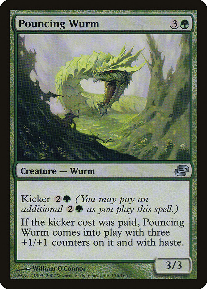 Pouncing Wurm 136/165 (Planar Chaos)  | Good Games Cannington