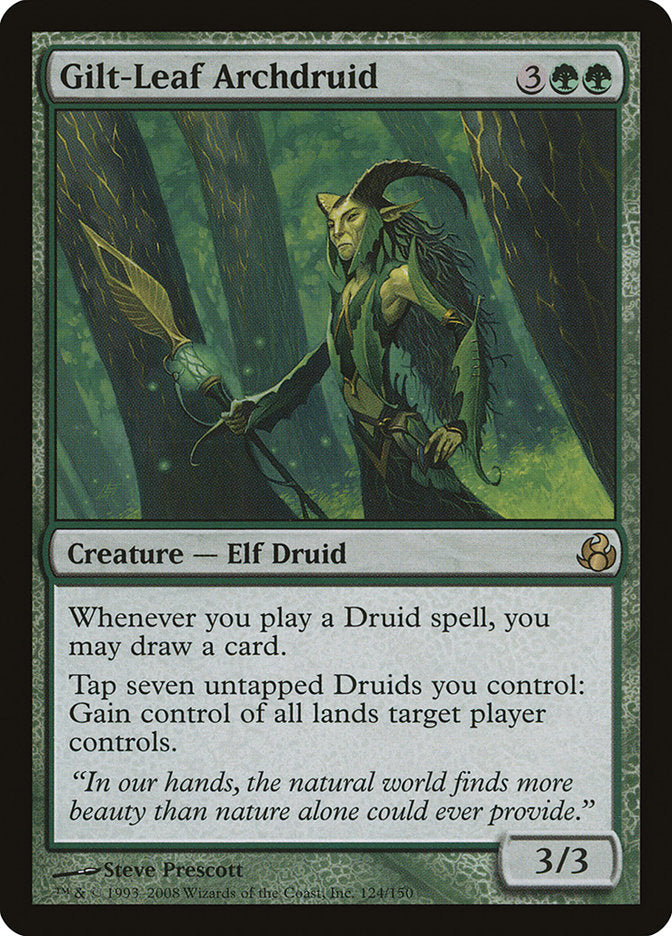 Gilt-Leaf Archdruid 124/150 (Morningtide)  | Good Games Cannington