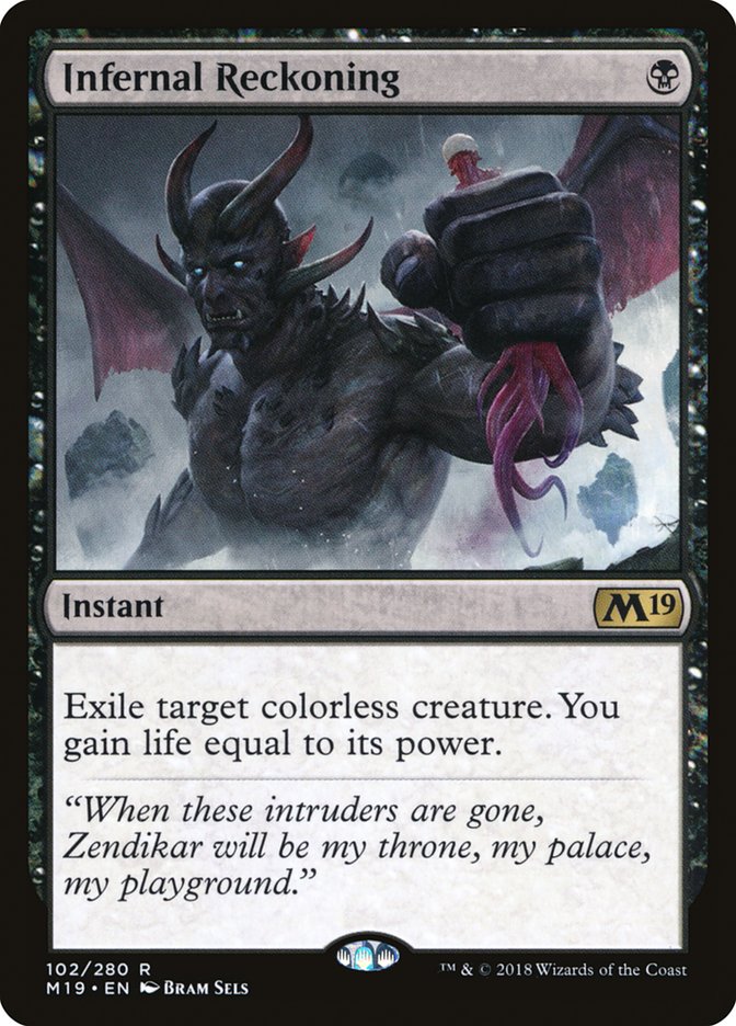 Infernal Reckoning 102/280 (Core Set 2019)  | Good Games Cannington