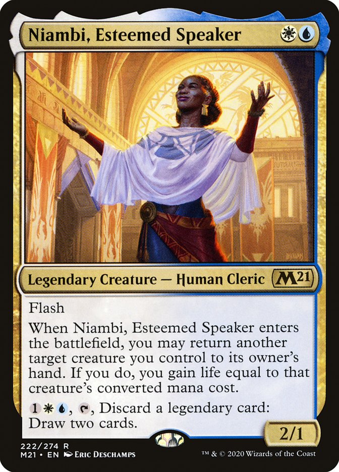 Niambi, Esteemed Speaker 222 (Core Set 2021)  | Good Games Cannington