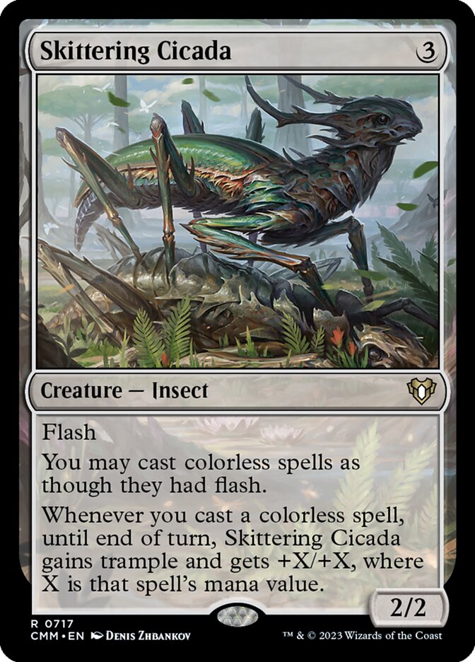 Skittering Cicada 717/451 (Commander Masters)  | Good Games Cannington
