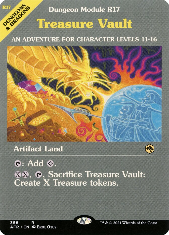 Treasure Vault Dungeon Module 358 (Adventures in the Forgotten Realms)  - Foil | Good Games Cannington