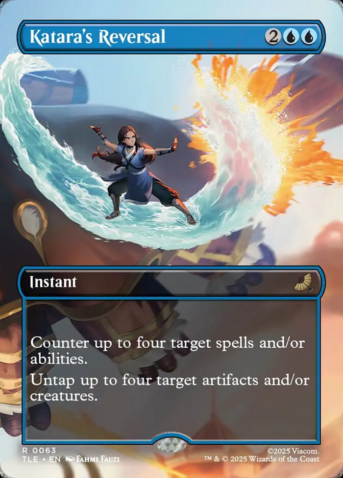 Katara's Reversal 63/0 (Avatar: The Last Airbender: Eternal-Legal)  - Borderless Foil | Good Games Cannington