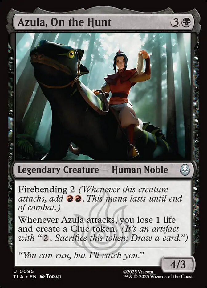 Azula, On the Hunt 85/286 (Avatar: The Last Airbender)  - Foil | Good Games Cannington