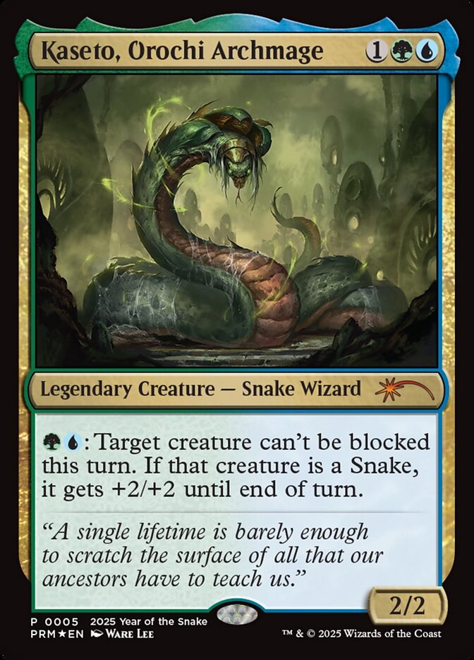 Kaseto, Orochi Archmage 5/5 (Standard Showdown Promos)  - Foil | Good Games Cannington