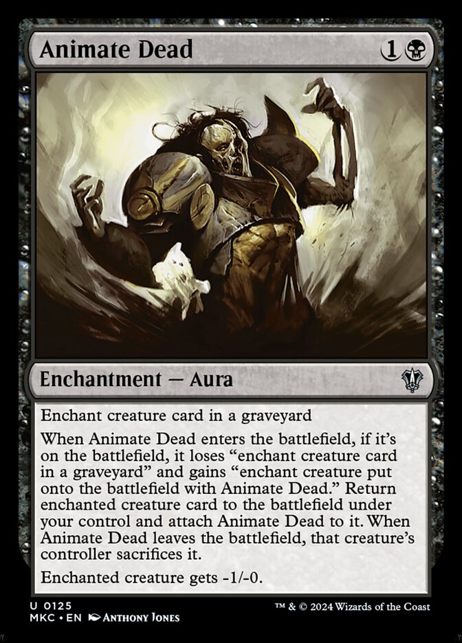 Animate Dead 125/311 (Commander: Murders at Karlov Manor)  | Good Games Cannington