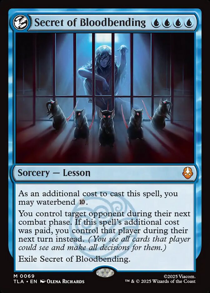 Secret of Bloodbending 69 (Avatar: The Last Airbender)  - Foil | Good Games Cannington