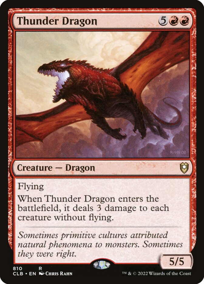 Thunder Dragon 810 (Commander Legends: Battle for Baldur's Gate)  | Good Games Cannington