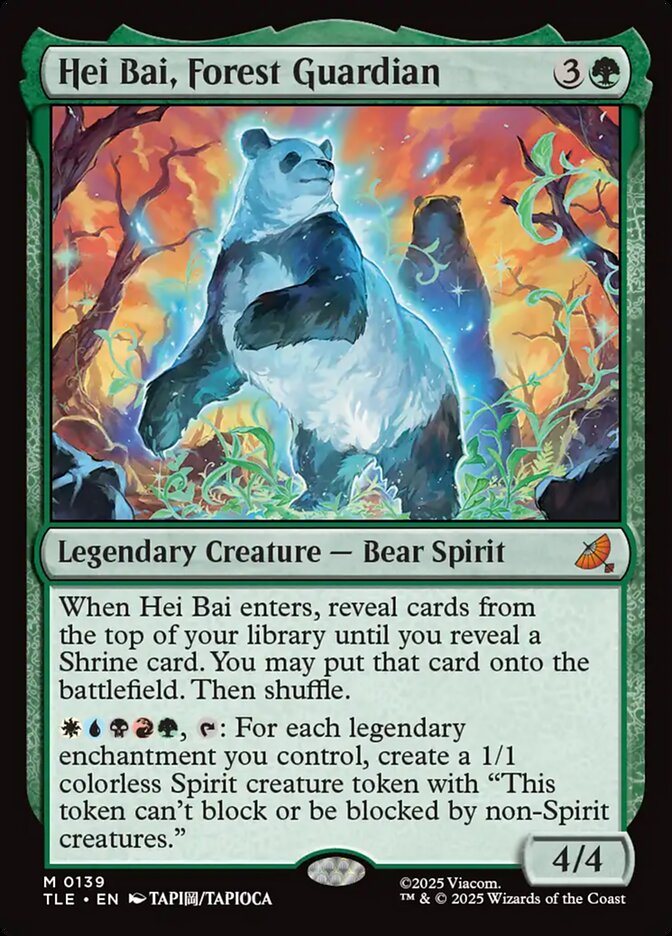 Hei Bai, Forest Guardian 139 (Avatar: The Last Airbender: Eternal-Legal)  - Foil | Good Games Cannington