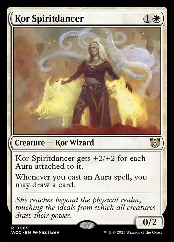 Kor Spiritdancer 69 (Commander: Wilds of Eldraine)  | Good Games Cannington