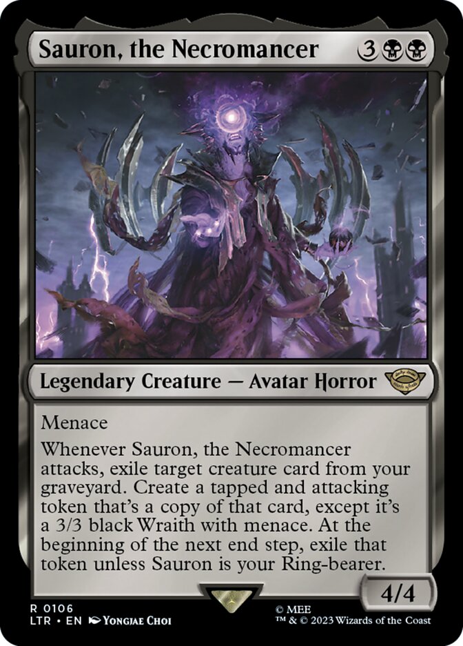 Sauron, the Necromancer 106/281 (Universes Beyond: The Lord of the Rings: Tales of Middle-earth)  | Good Games Cannington