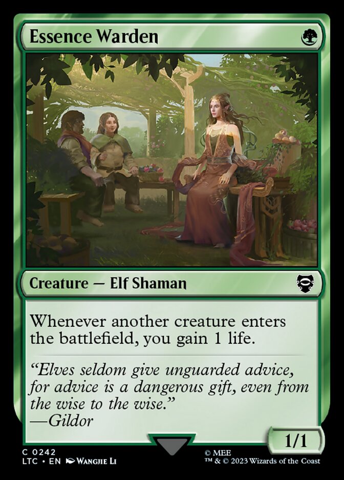 Essence Warden 242/347 (Commander: The Lord of the Rings: Tales of Middle-earth)  | Good Games Cannington