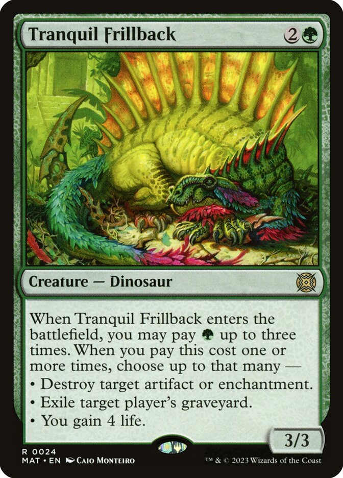 Tranquil Frillback 24/50 (March of the Machine: The Aftermath)  - Foil | Good Games Cannington