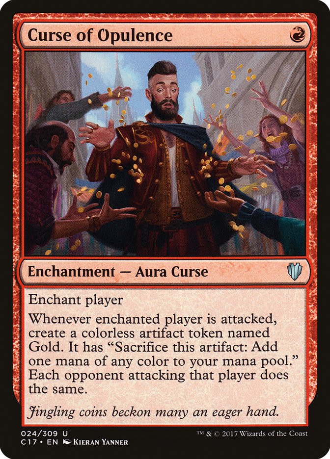 Curse of Opulence 24/309 (Commander 2017)  | Good Games Cannington
