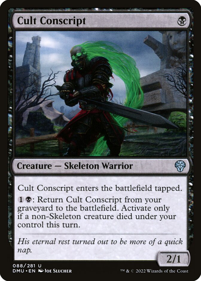 Cult Conscript 88 (Dominaria United)  - Foil | Good Games Cannington