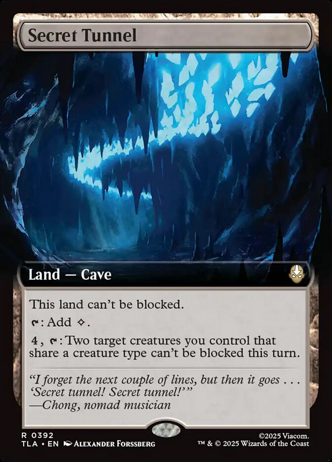 Secret Tunnel  392/286 (Avatar: The Last Airbender)  - Extended Art  | Good Games Cannington
