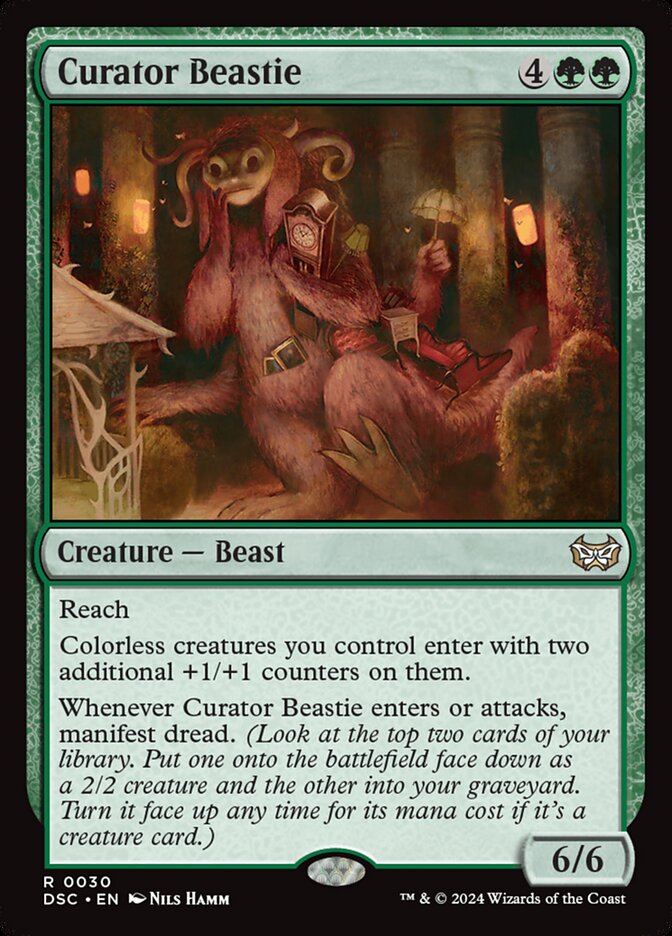 Curator Beastie 30 (Commander: Duskmourn: House of Horror)  | Good Games Cannington