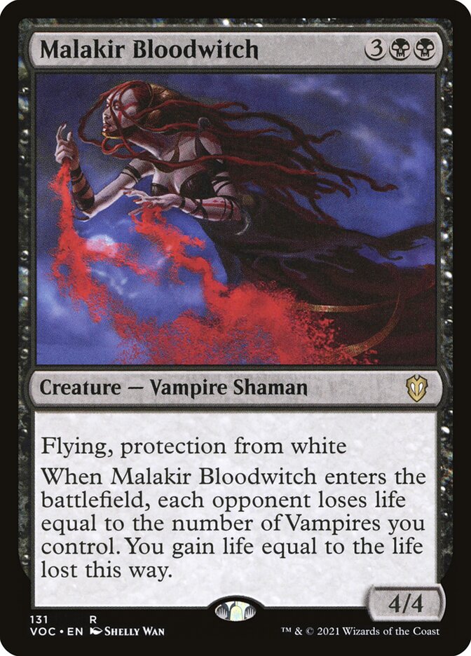Malakir Bloodwitch 131 (Commander: Innistrad: Crimson Vow)  | Good Games Cannington
