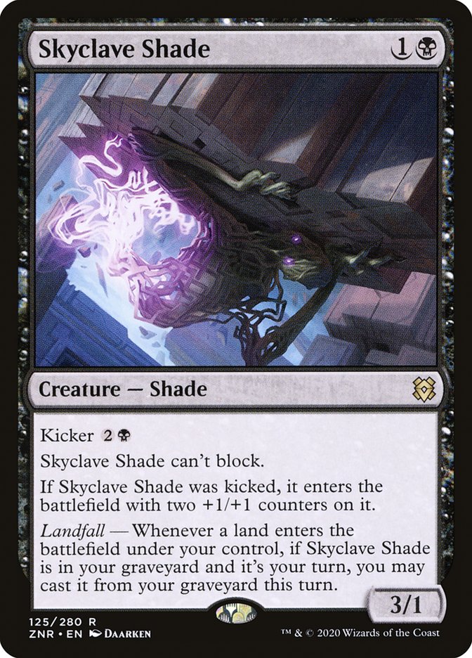 Skyclave Shade 125 (Zendikar Rising)  - Foil | Good Games Cannington