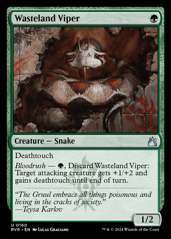 Wasteland Viper 160/291 (Ravnica Remastered)  | Good Games Cannington