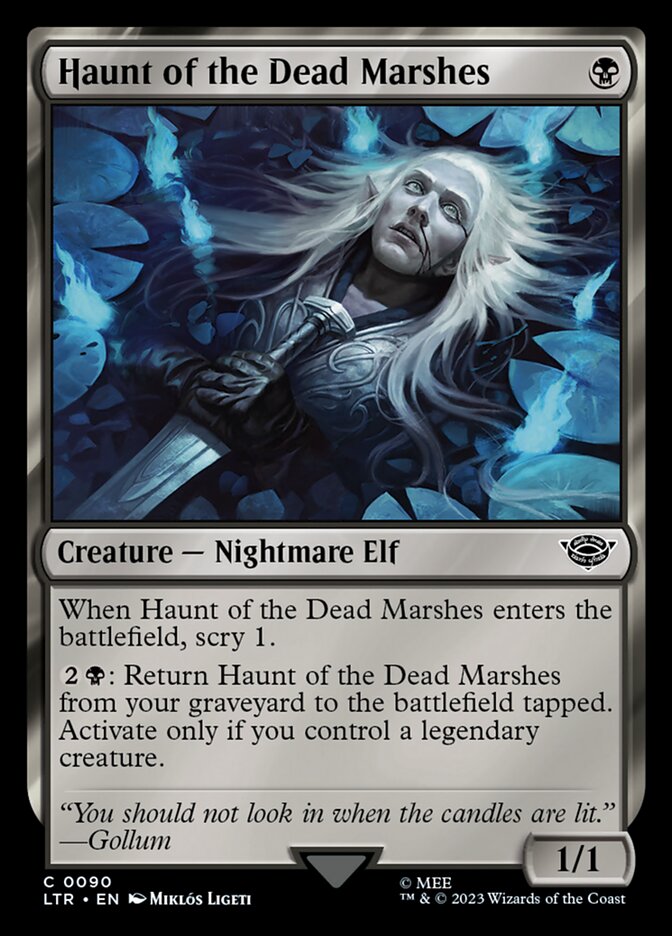 Haunt of the Dead Marshes 90/281 (Universes Beyond: The Lord of the Rings: Tales of Middle-earth)  - Foil | Good Games Cannington