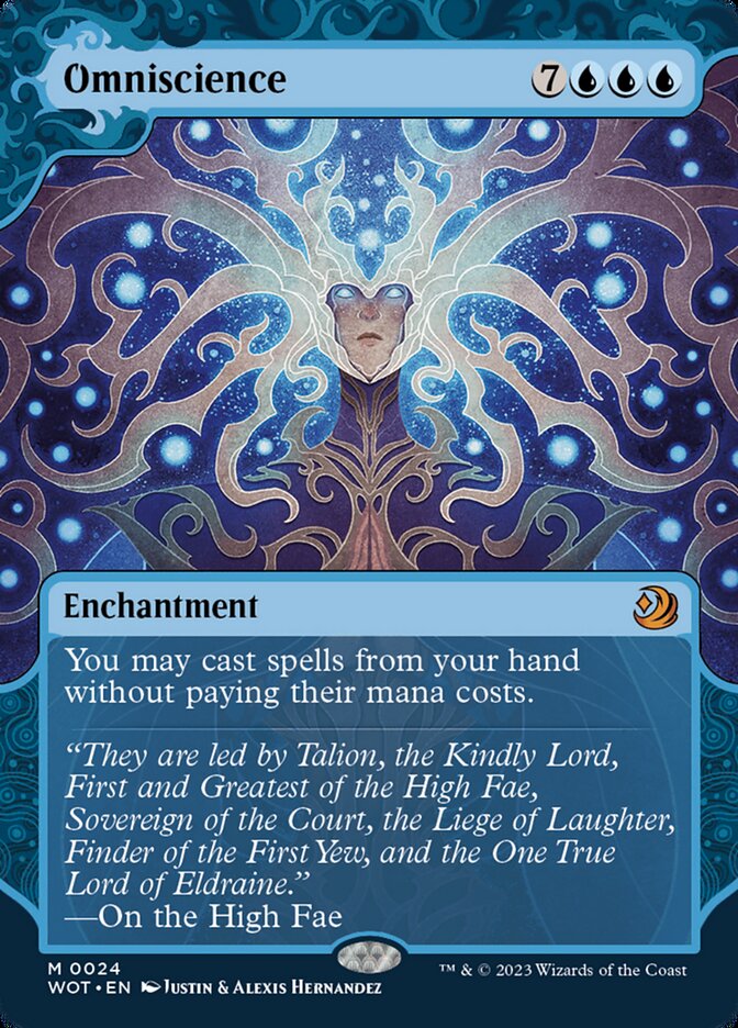 Omniscience 24/63 (Wilds of Eldraine: Enchanting Tales)  - Showcase | Good Games Cannington