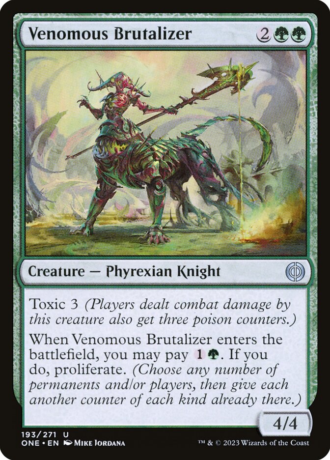 Venomous Brutalizer 193 (Phyrexia: All Will Be One)  - Foil | Good Games Cannington