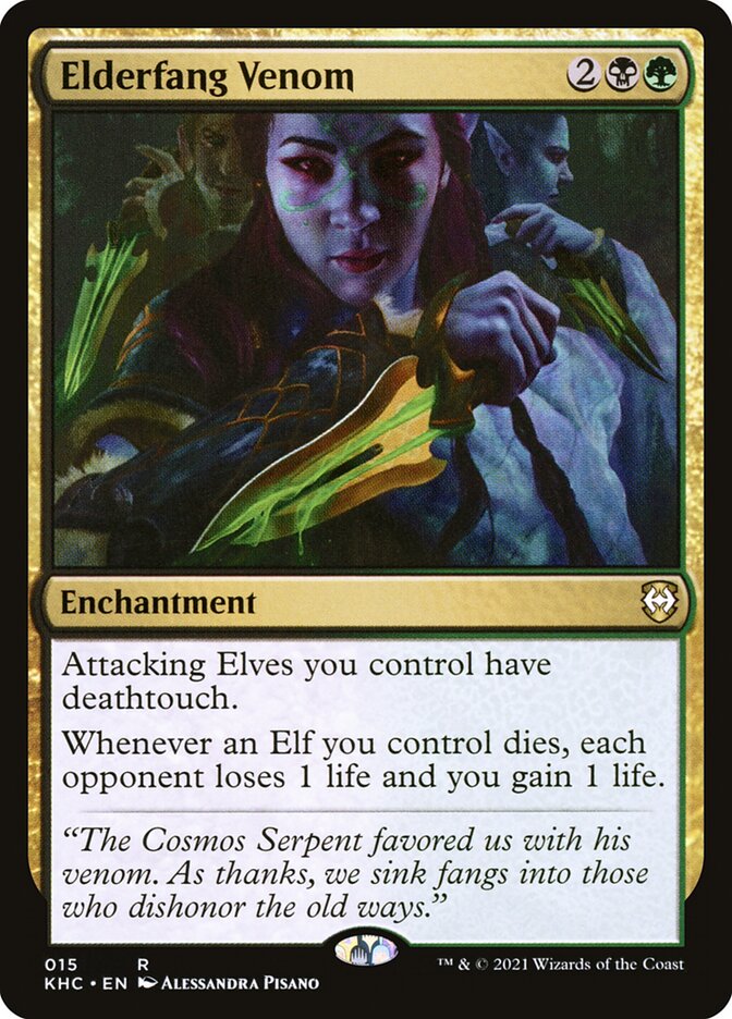 Elderfang Venom 15/1 (Commander: Kaldheim)  | Good Games Cannington