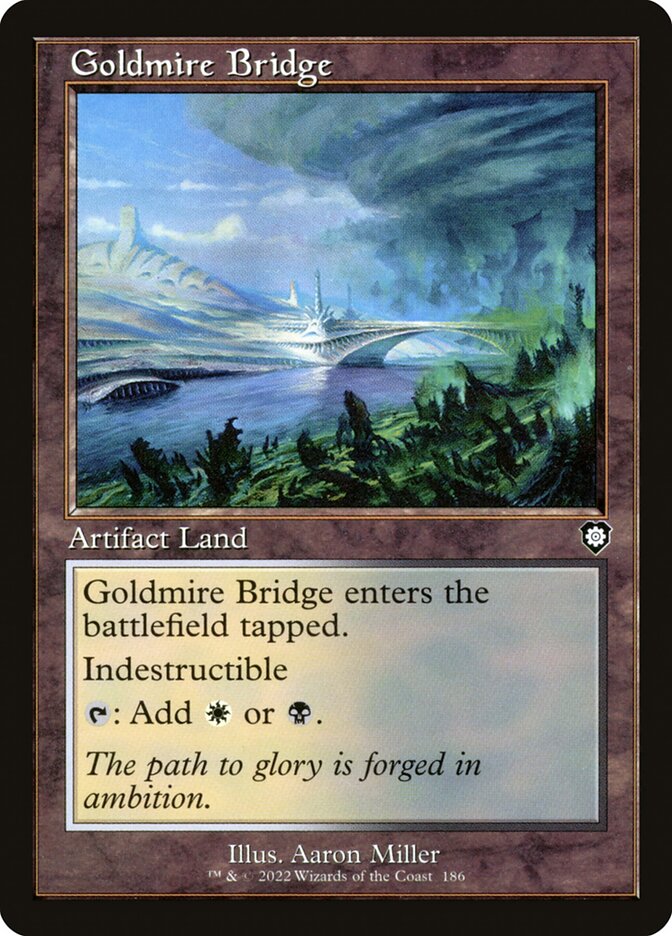 Goldmire Bridge 186 (Commander: The Brothers' War)  | Good Games Cannington