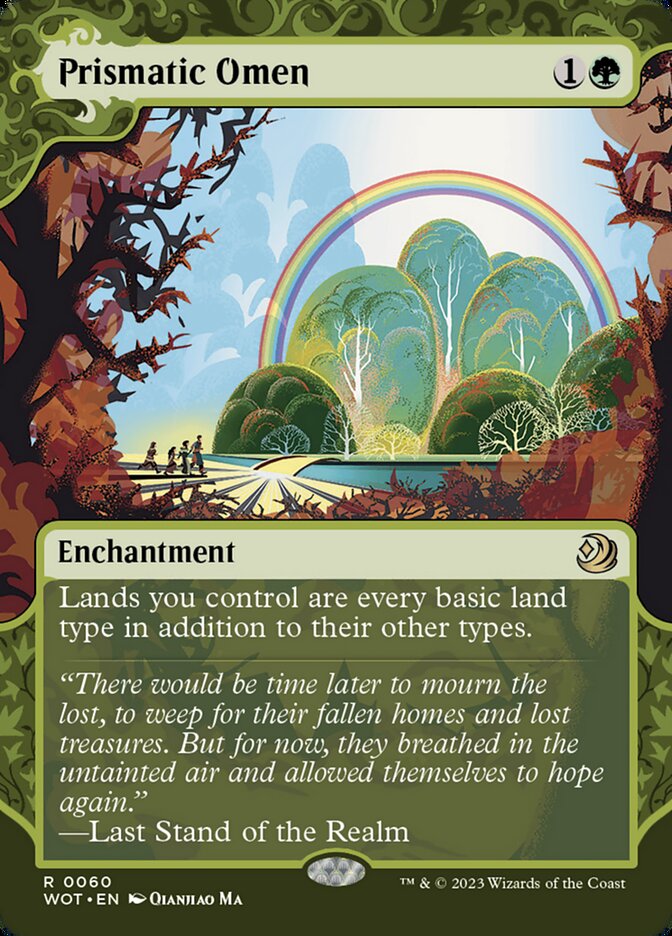 Prismatic Omen 60 (Wilds of Eldraine: Enchanting Tales)  - Foil | Good Games Cannington