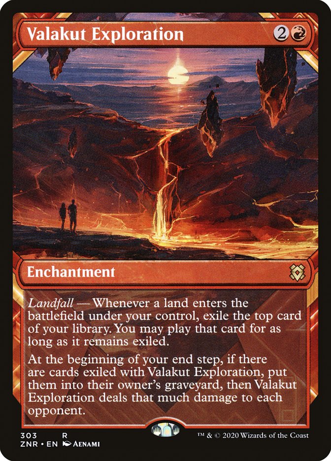 Valakut Exploration 303/280 (Zendikar Rising)  - Showcase Foil | Good Games Cannington